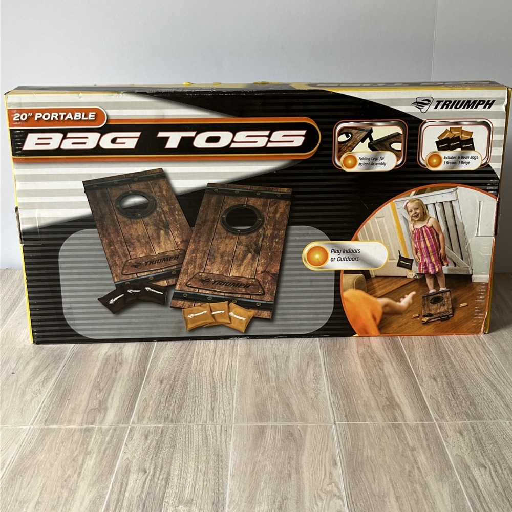 New In Box 20"‎ Portable Bag Toss Game By Triumph